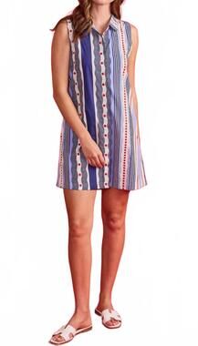 NEW DOUBLE A jules dress in mixed stripe